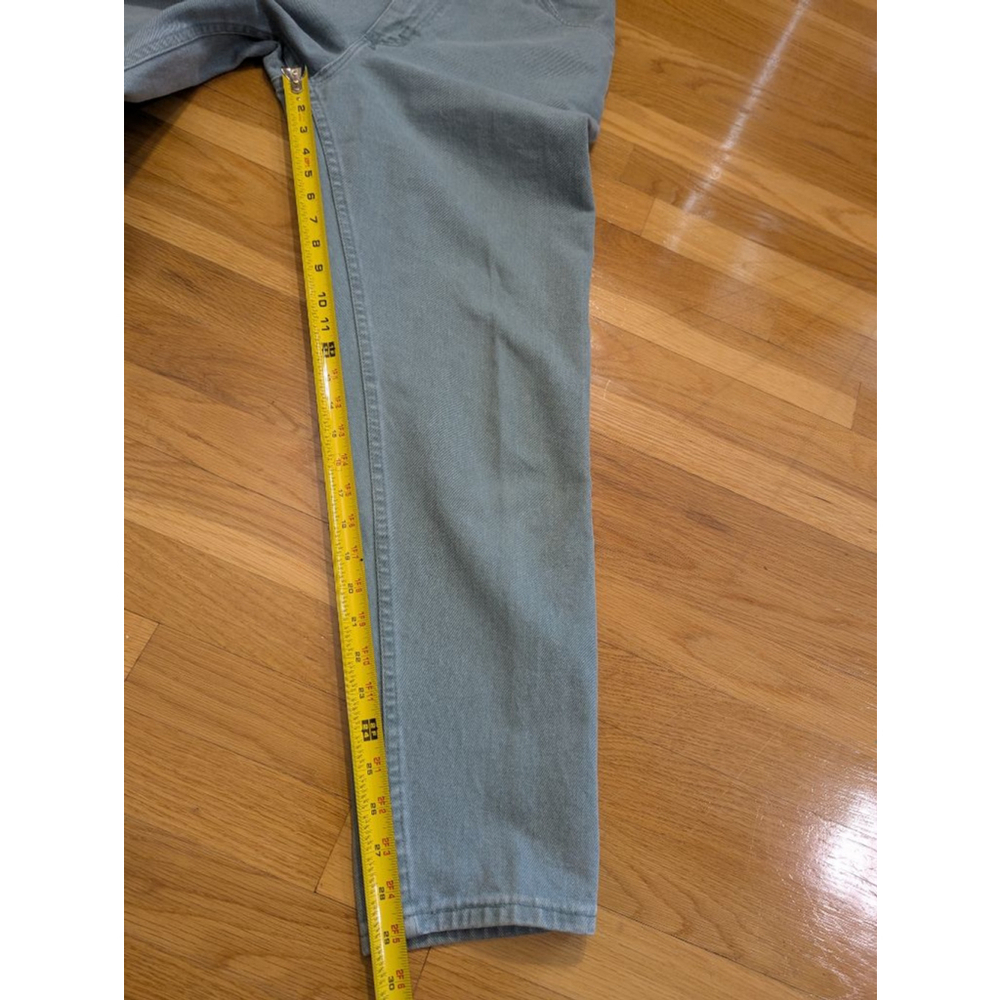 Wrangler Women Jeans Light Green Straight Leg Size 10 - Picture 8 of 9